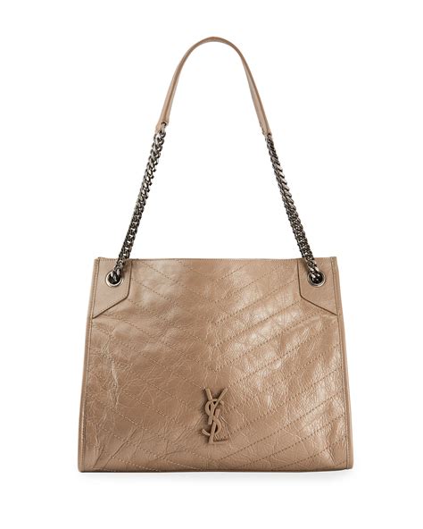 ysl leather tote bag|ysl tote shopper.